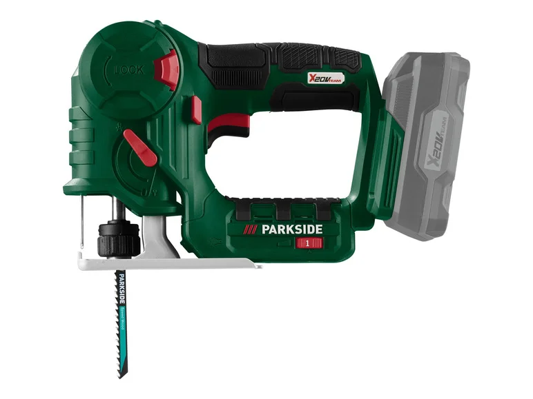 PARKSIDE® Akkukäyttöinen pistosaha ja puukkosaha 2in1 PSSSA 20 Li B2, 20 V