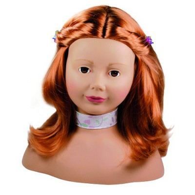 Tête à coiffer et à maquiller - Cheveux roux