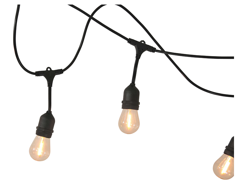 Girlanda solarna Party LED  10 m czarna