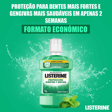 Listerine suuvesi hampaille ja ikenille, mintun maku, 1000 ml