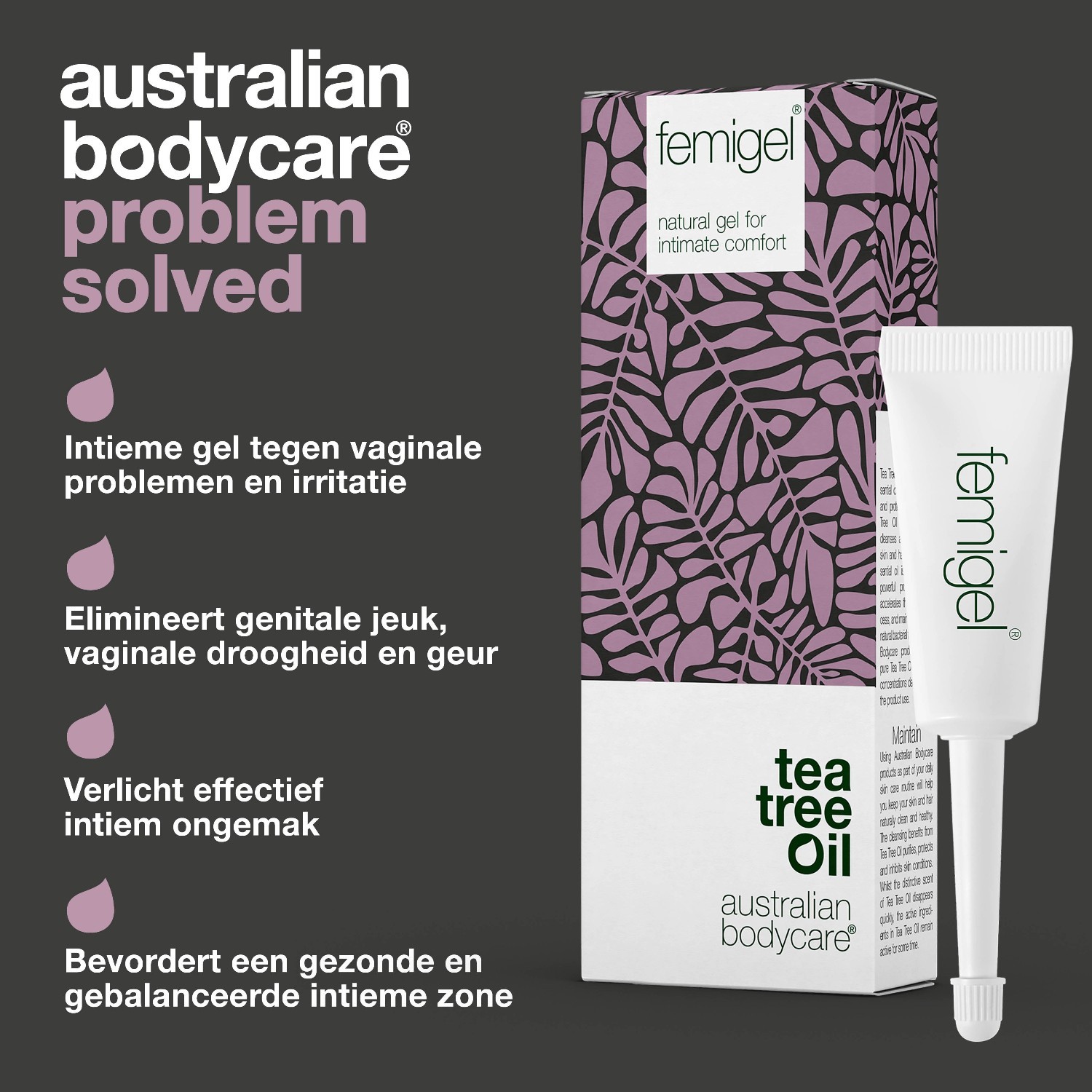 Australian Bodycare Femigel pribor za njegu – 5 ml