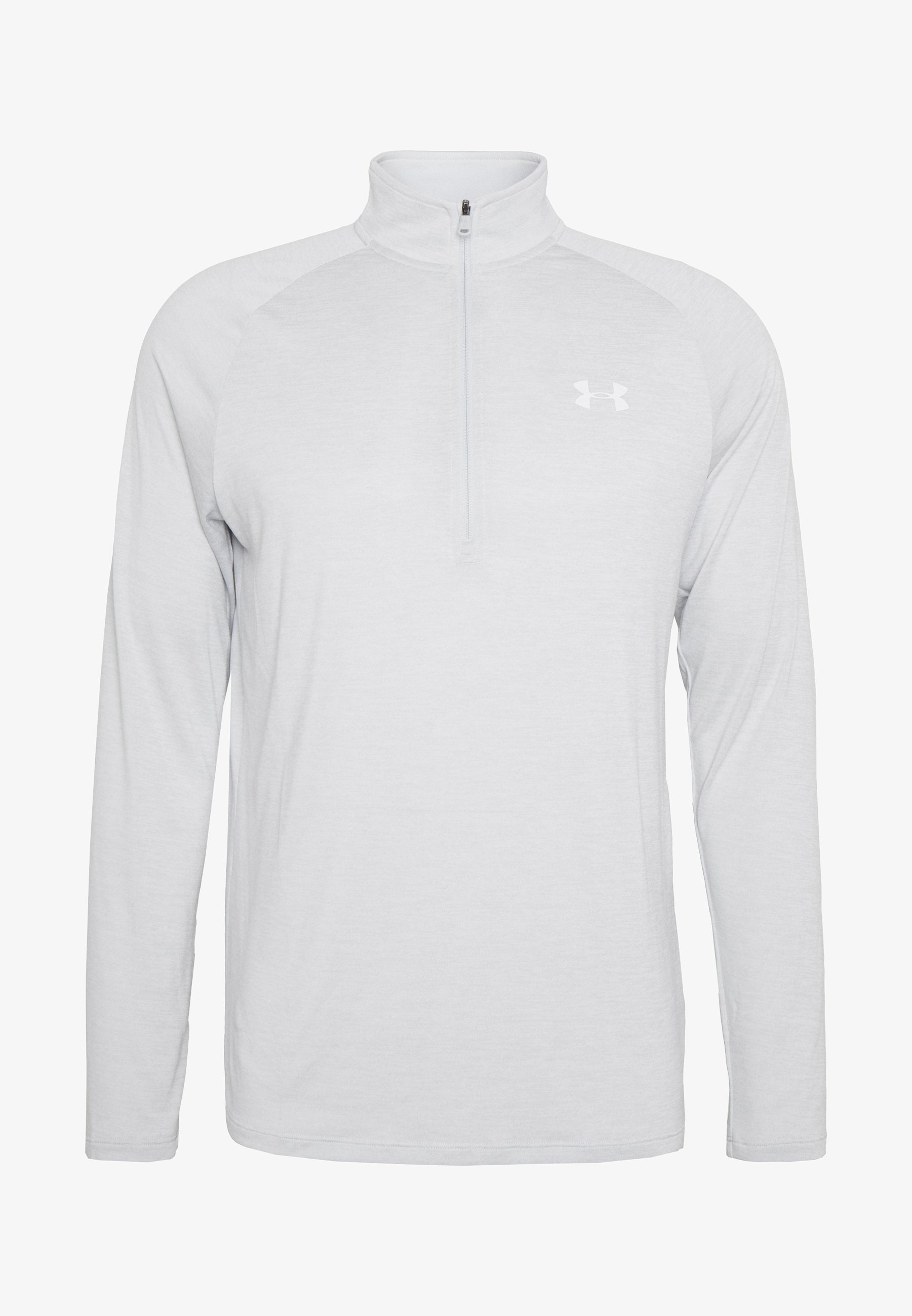 T-shirt à manches longues Under Armour TECH 2.0 - Gris halo/blanc