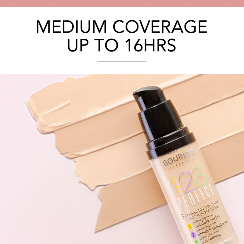 Base líquida Bourjois 123 Perfect para um look perfeito