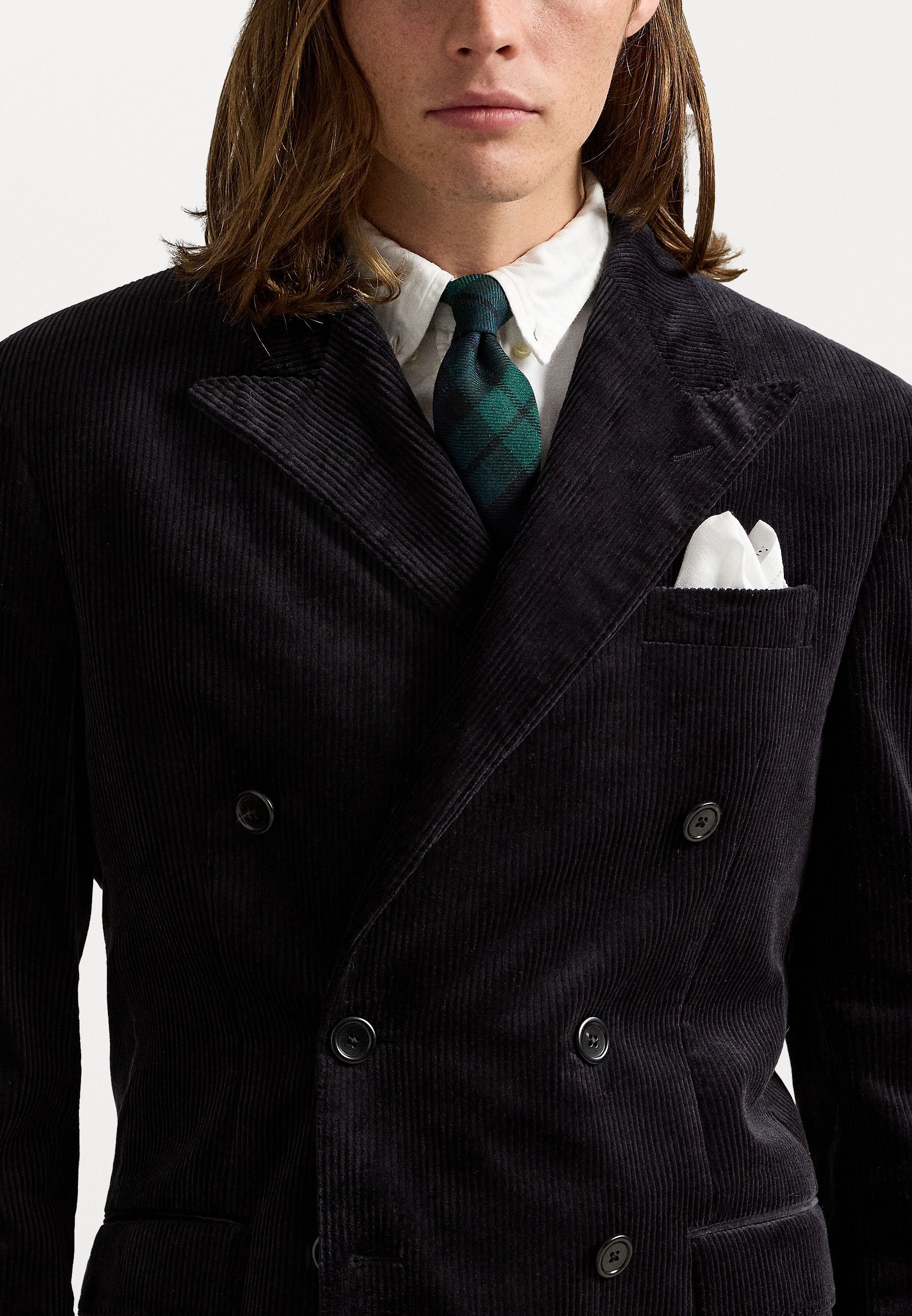 Polo Ralph Lauren POLO TAILORED CORDUROY PAKJAS - Blazerjas - zwart