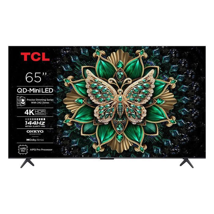 TCL QLED TV - 65C61K - 65 inch - 4K UHD - Smart TV - HDR-compatibel