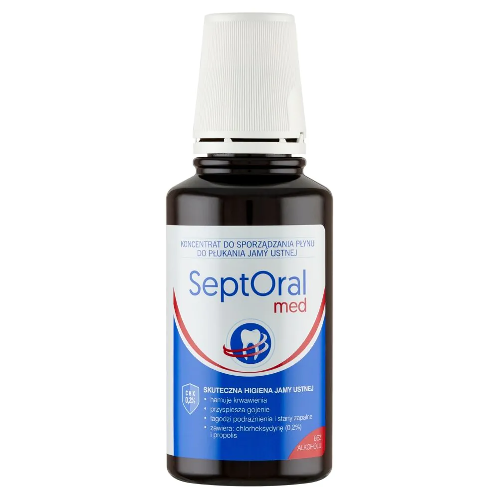 SeptOral Med Koncentrat do płukania jamy ustnej, 200 ml