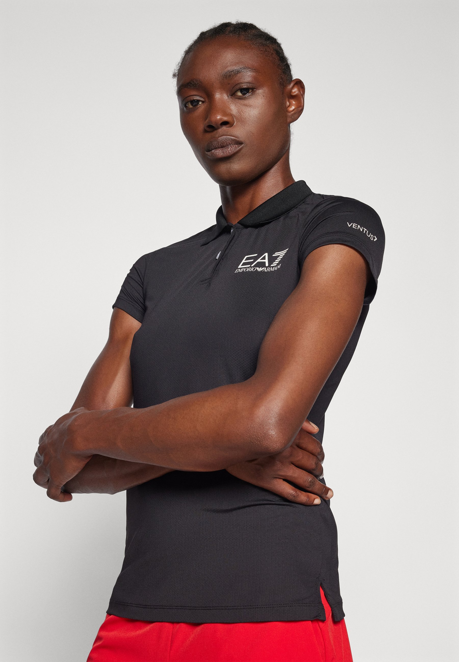 EA7 Emporio Armani MULTI SPORT VENTUS7 - Poloshirt - schwarz