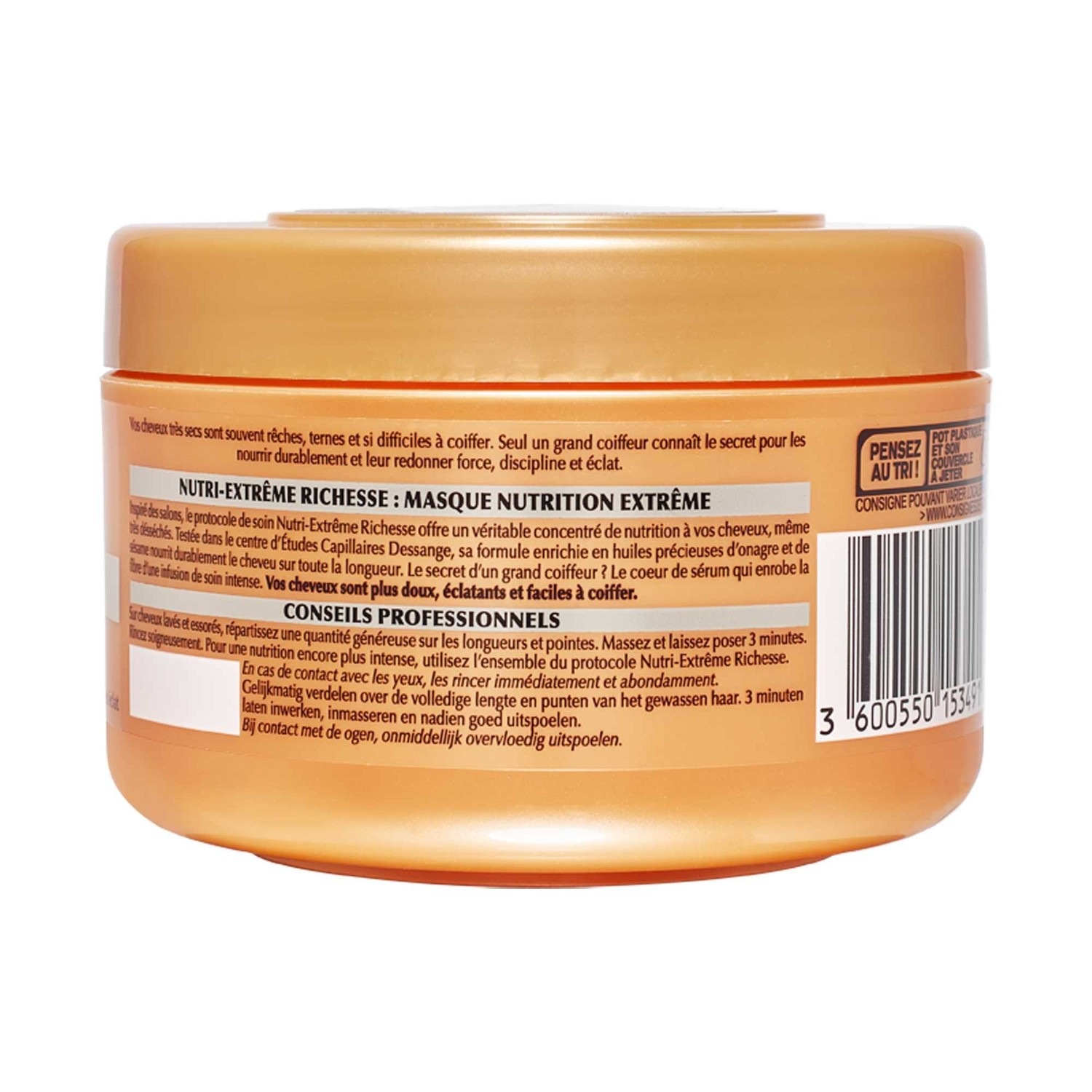 Dessange Masque au Sérum de Soin Nutrition Extrême Huile d'Onagre et Sésame