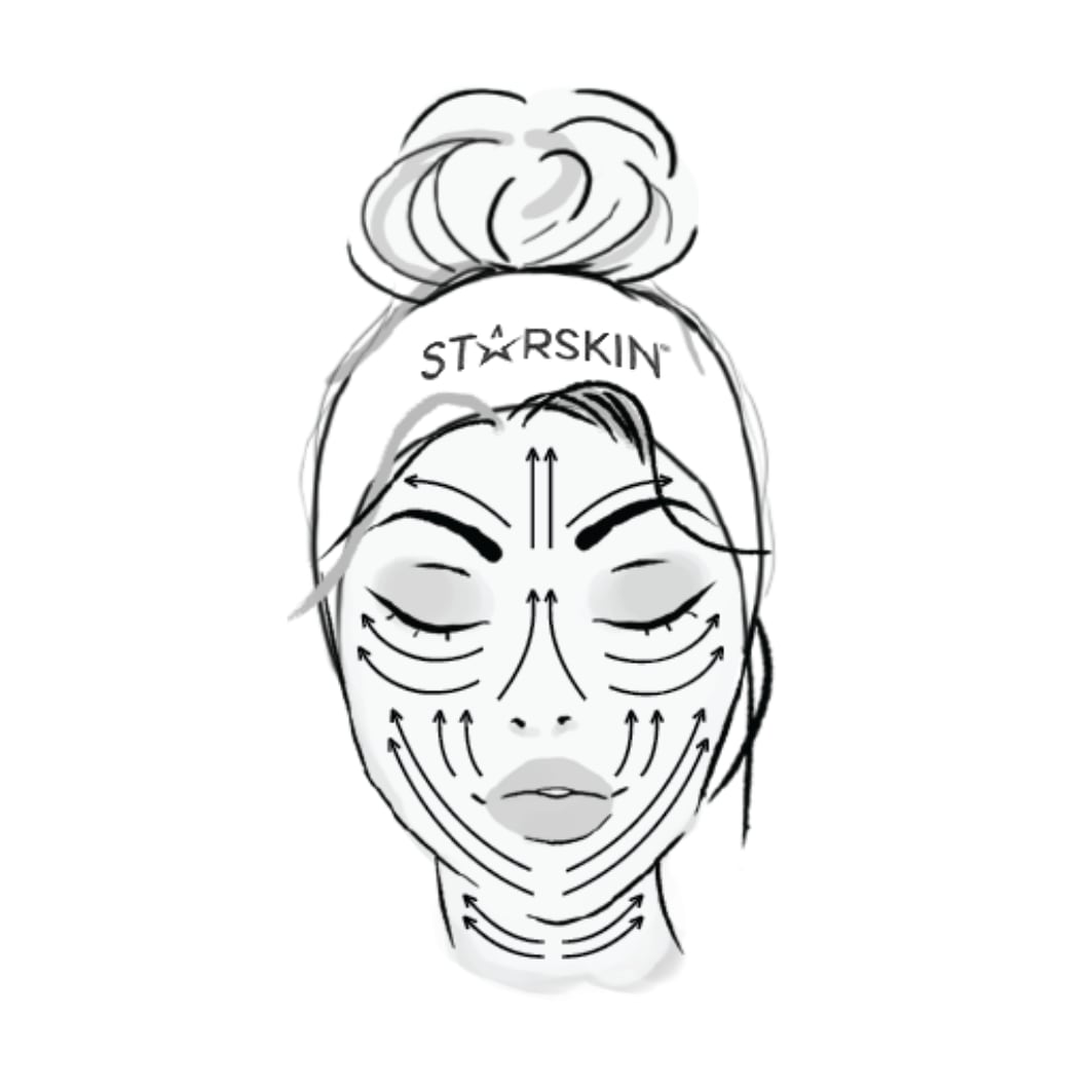 Masajeador facial STARSKIN® Piel Hierro Rostro Jade - Jade
