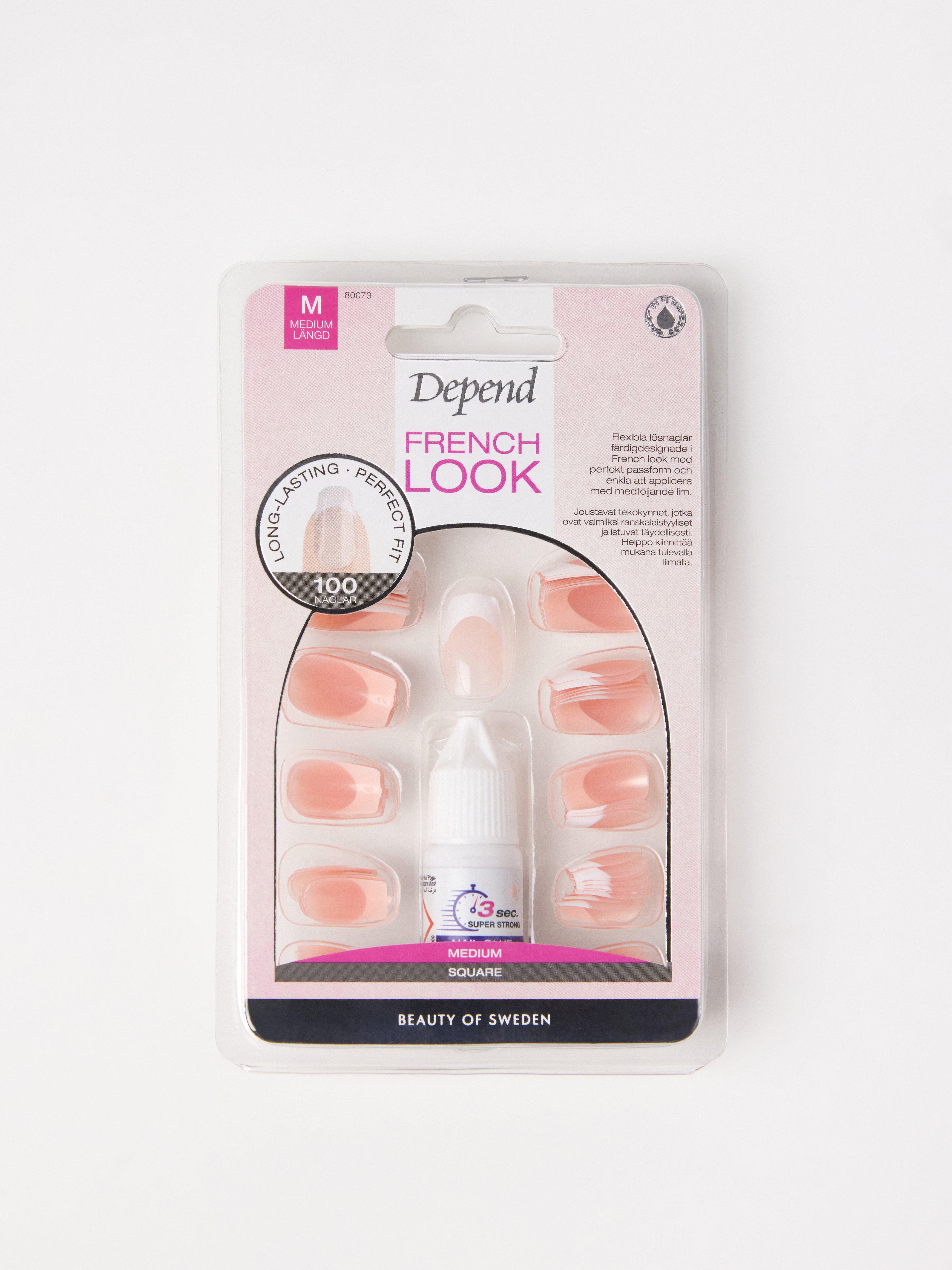 Depend French Fashion, pacote com 100 unidades, sem cor.