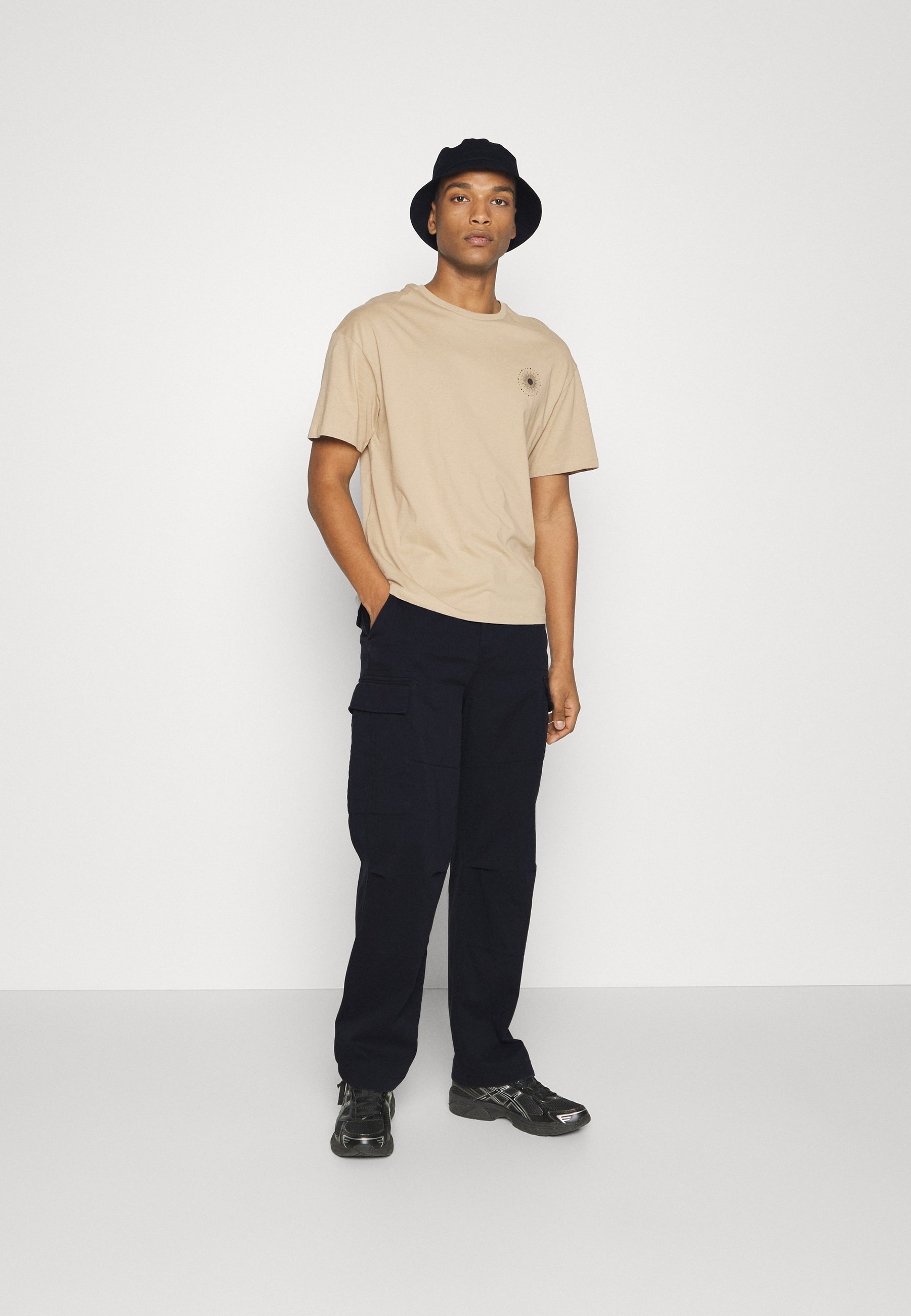 Jack & Jones JORJUPITOR T-shirt met ronde hals - T-shirt met print - beige