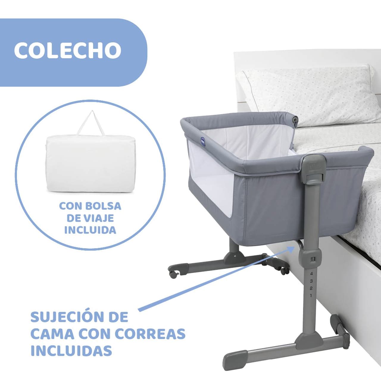 Chicco Next2Me Essential Κούνια Κοινόχρηστης Χρήσης