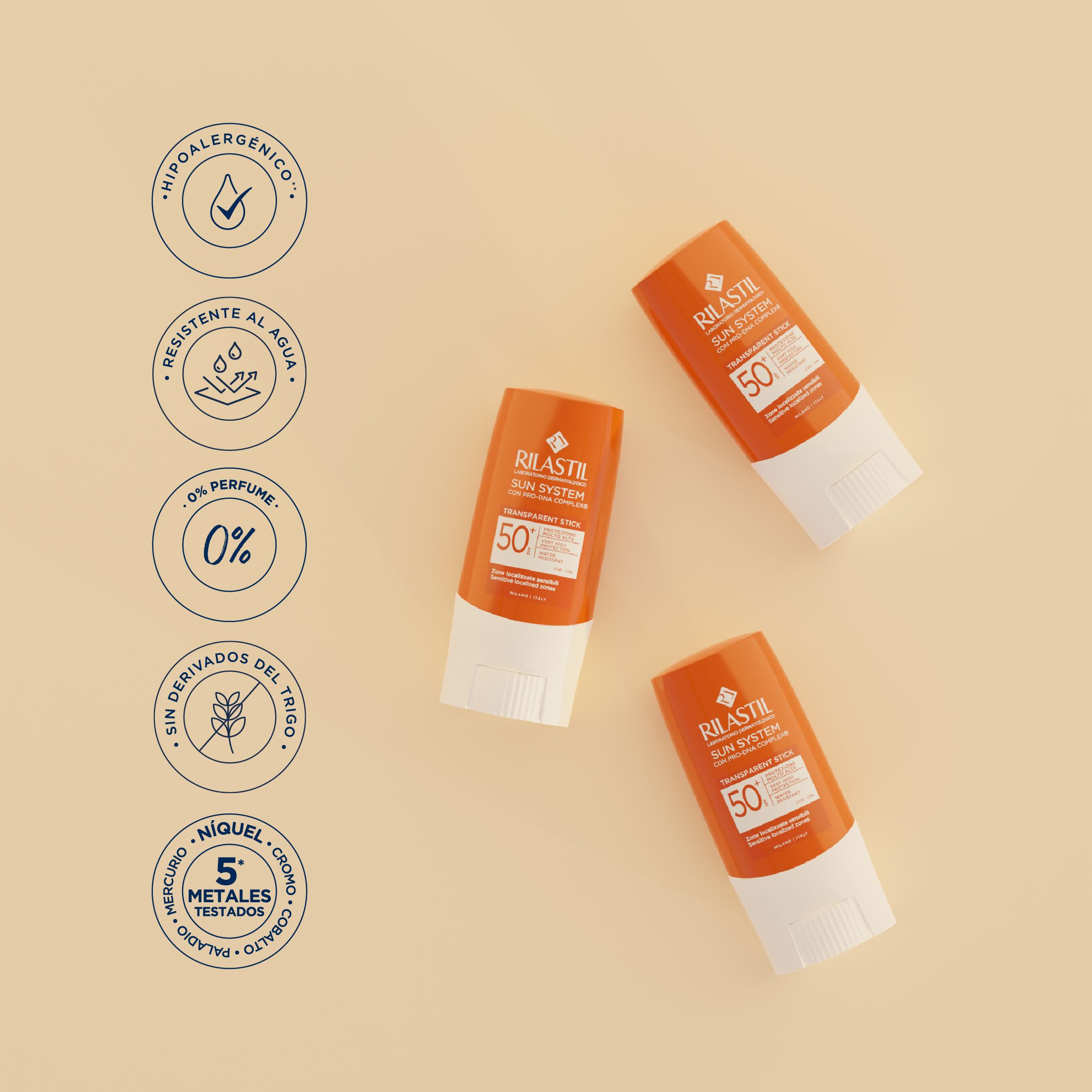 Prozorna krema za sončenje Sun System Stick Lekarna za zaščito pred soncem