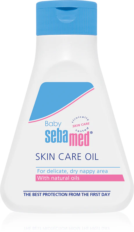 Óleo de limpeza Sebamed Baby Care para pele seca e sensível
