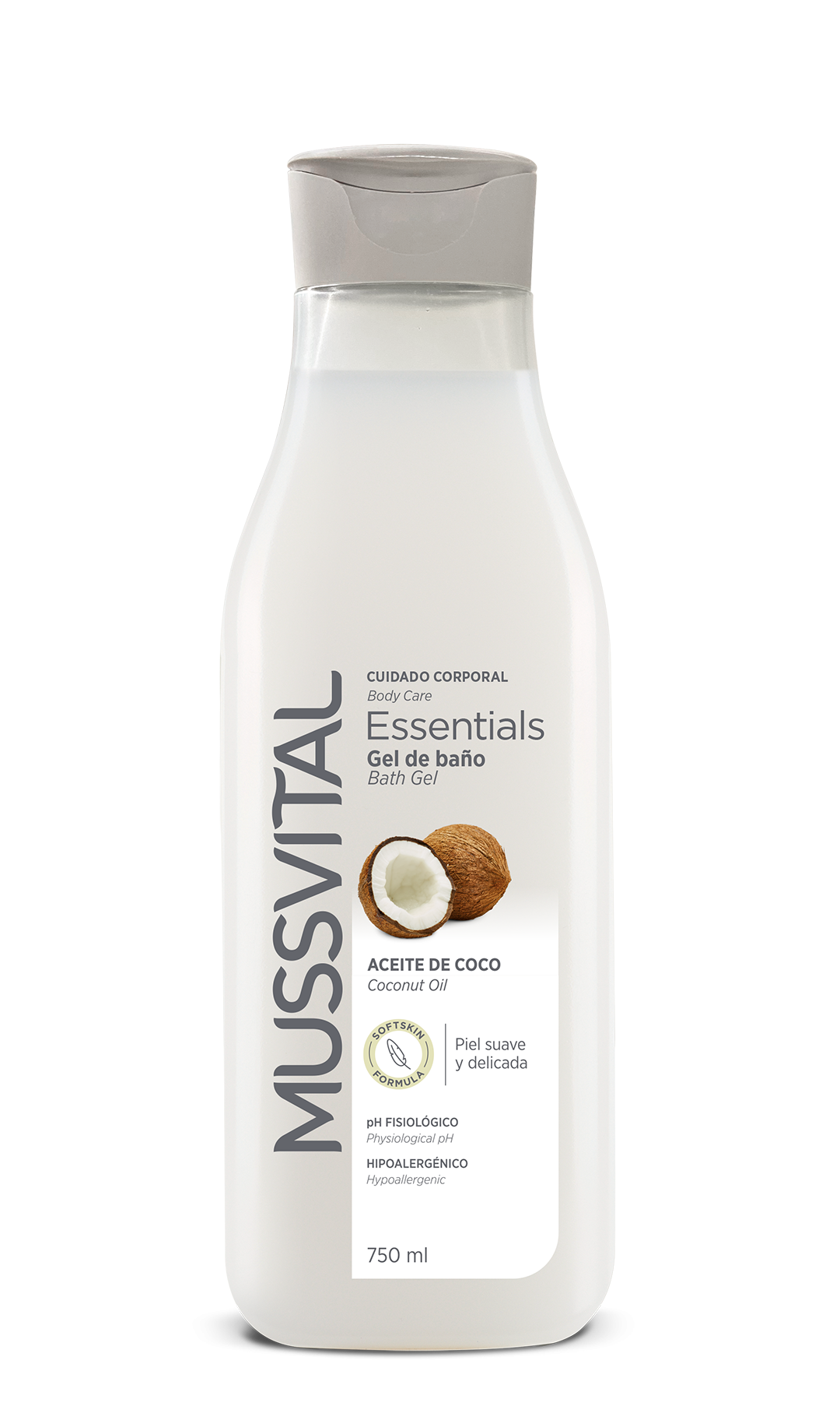 Гел за туширање са кокосовим уљем Essentials Апотекарски сапуни и гелови