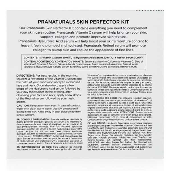 PraNaturals Skin Perfector Gesichtsserum-Set 3x30ml