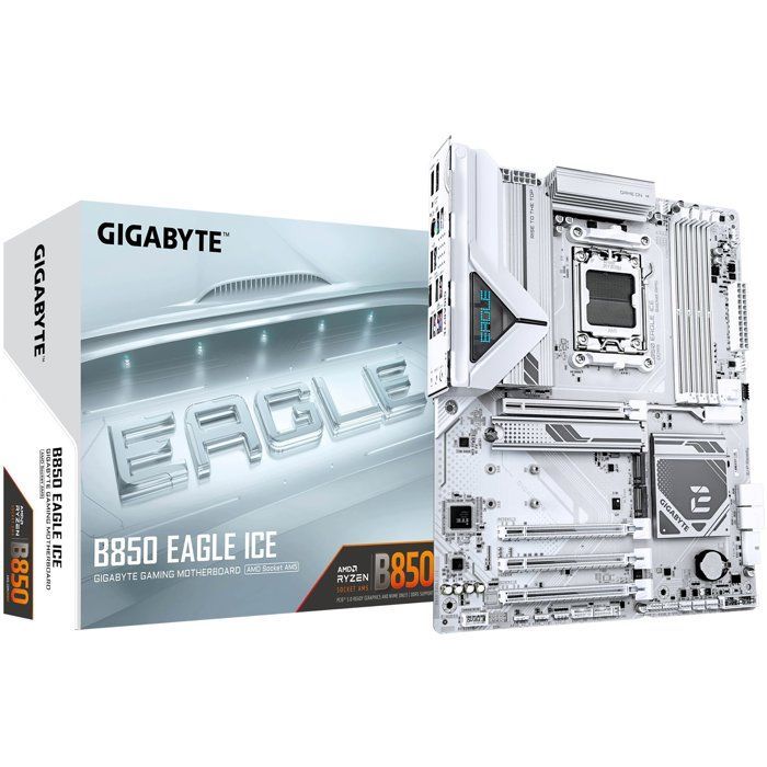 Motherboard – GIGABYTE – B850 EAGLE ICE – ATX-Formfaktor – AMD B850 Chipsatz – DDR5 & PCIe 5.0 – WiFi 7
