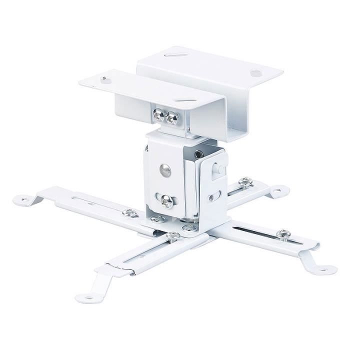 Supporto universale da parete/soffitto per proiettori da 15 cm.