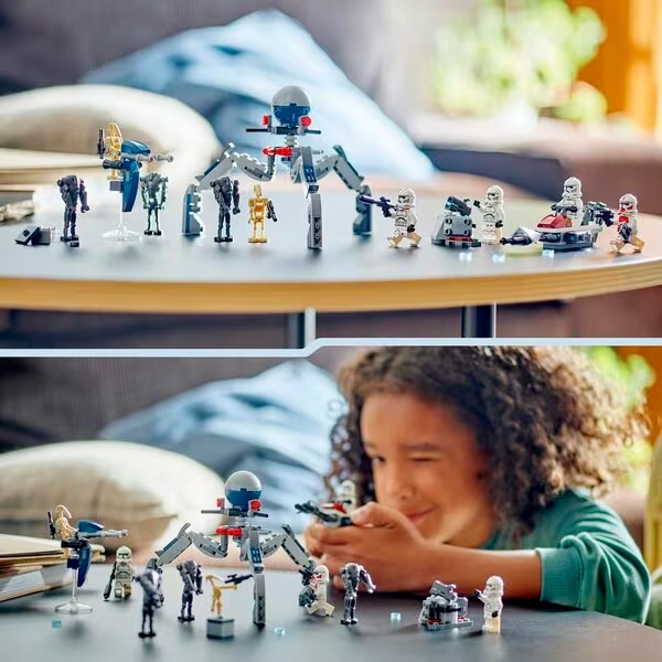 LEGO Star Wars 75372 Klona kareivja un kaujas droīda kaujas komplekts<br>