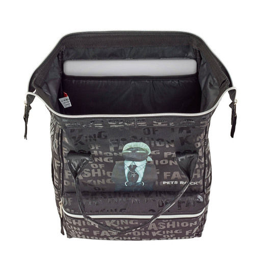  Mochila Asas Pets Rock Fashion Porta Pc
