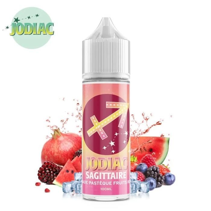 Sagittarius E-liquid (Watermeloen, Granaatappel, Rode Bessen) Jodiac 100ml + 4 boosters