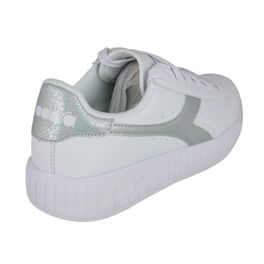  Zapatillas Diadora Game Step Ps 101.176596 01 C6103 biela/strieborná