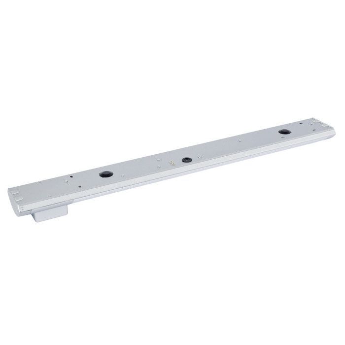 Fita de LED para cozinha de 68 cm com interruptor e plugue - prata