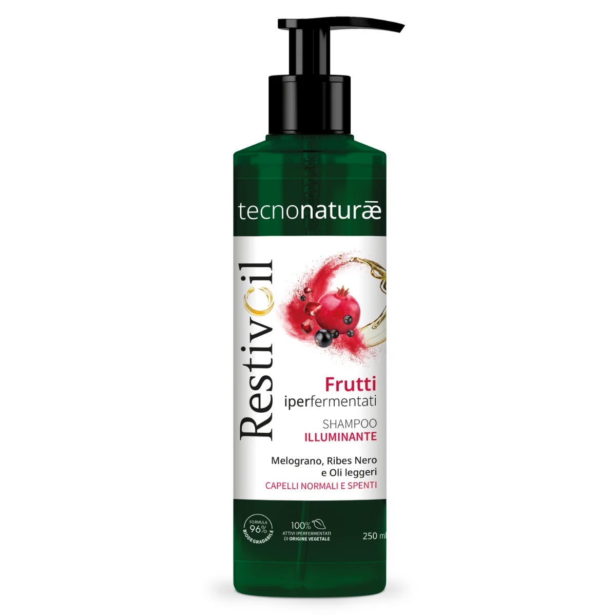RESTIVOIL Restivoil Tecnonat Normali shampoo 250 ml Para cabelos normais e sem brilho