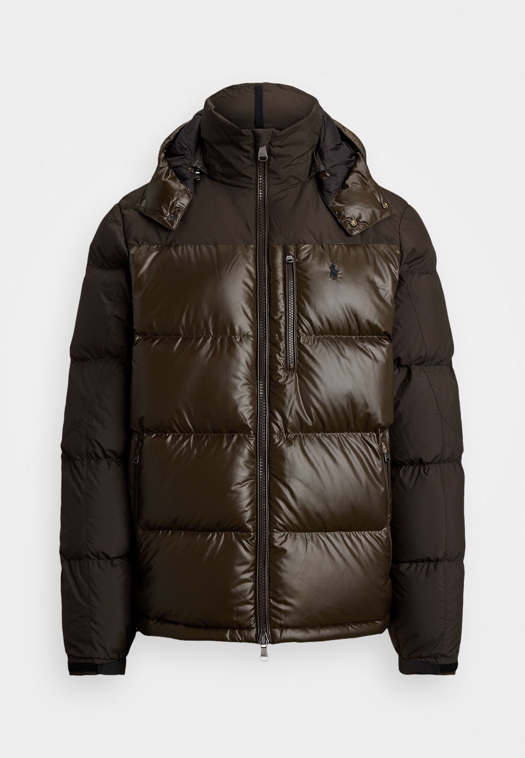 Polo Ralph Lauren THE GORHAM TWO TONE DOWN JACKET - Winterjas - antiekbruin mat/glanzend