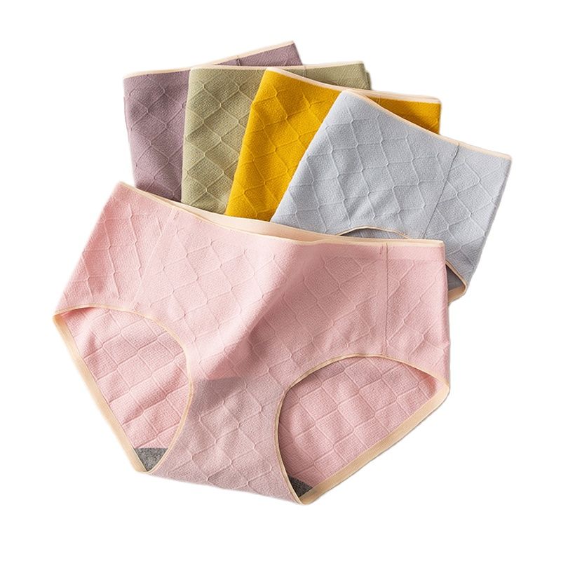 pezzi Mutandine da donna in puro cotone, alla moda, morbide e comode, a vita bassa, traspiranti, tinta unita, senza cuciture, intimo da donna
