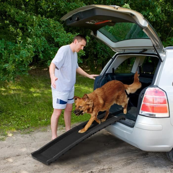Folding Dog Ramp - XMTECH - Non-Slip - 156 x 40 x 9 cm - Max Load 90KG