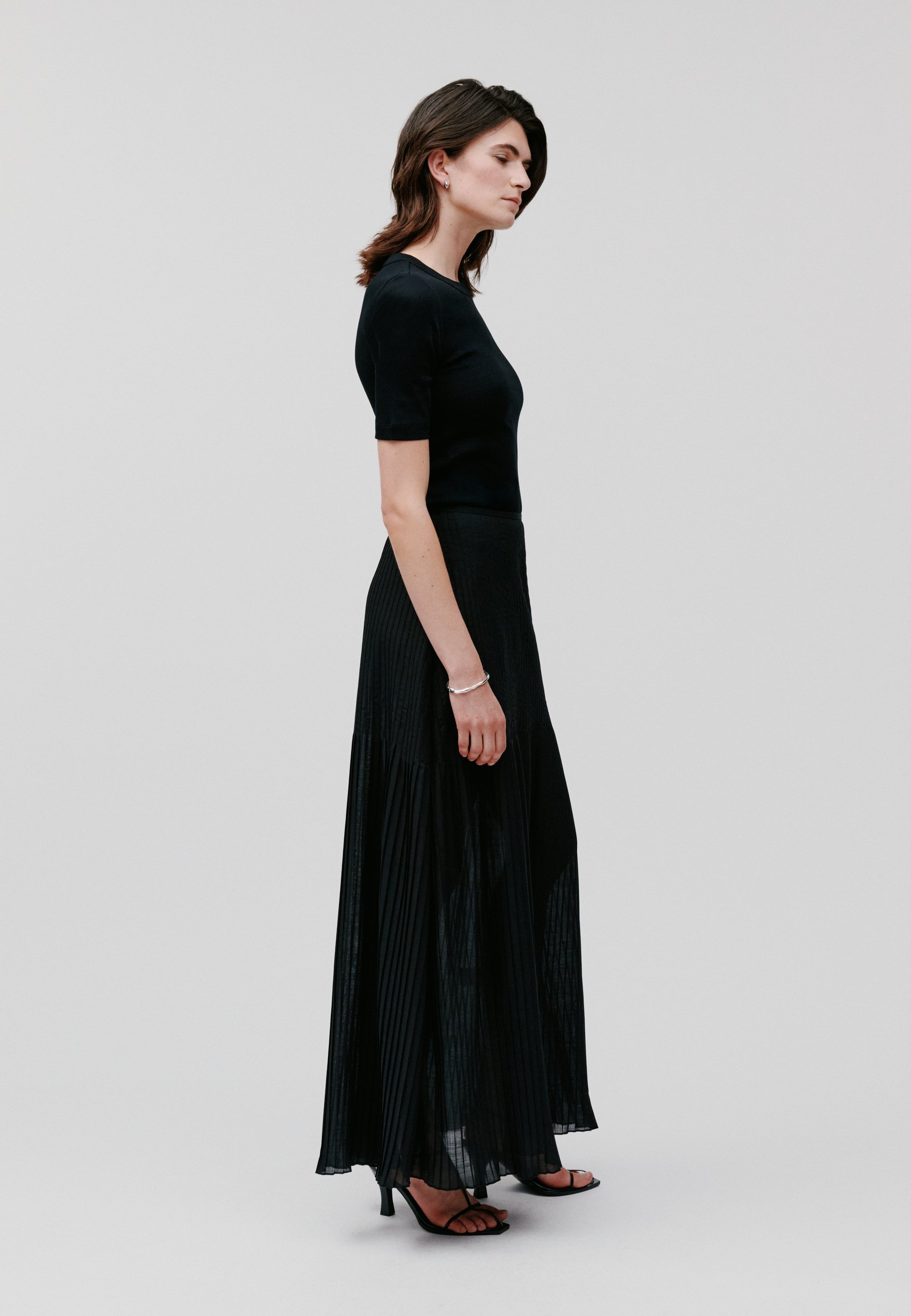 IVY OAK SALENA - Plisseskjørt - black