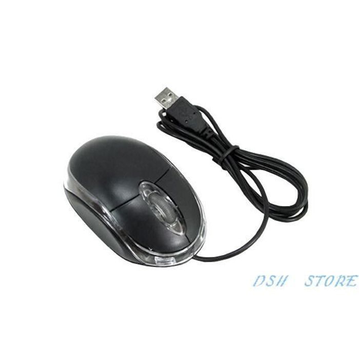 Novo mouse 3D óptico USB com roda de rolagem para PC e laptop