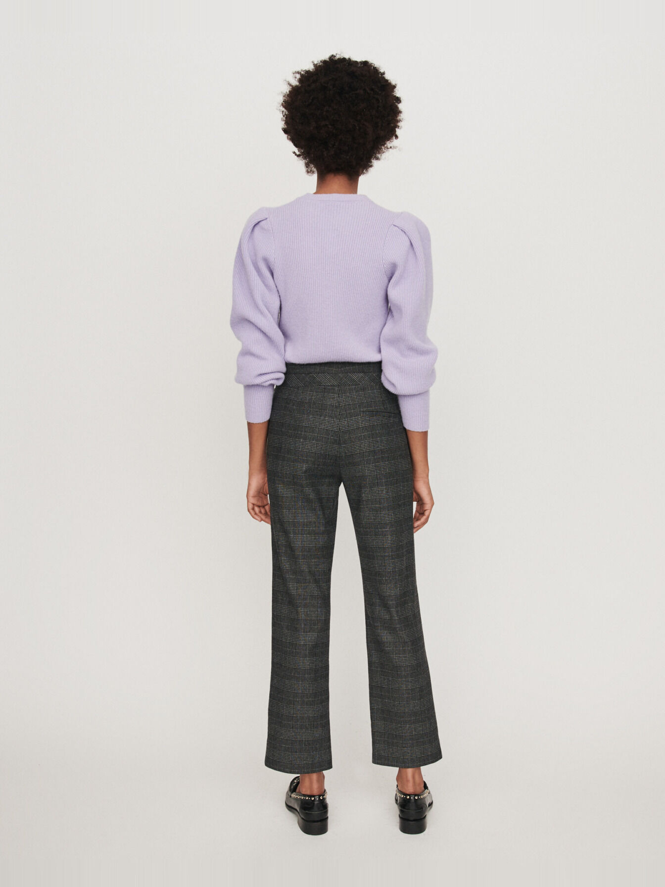 Broek met Prince of Wales-ruitpatroon - Grijs