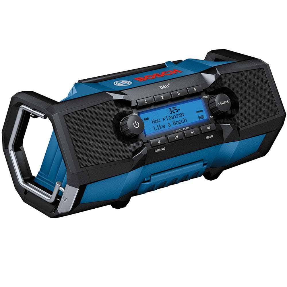 Radio budowlane BOSCH 18V Bluetooth i DAB+ Skin GPB 18V-2 SC 06014A3140