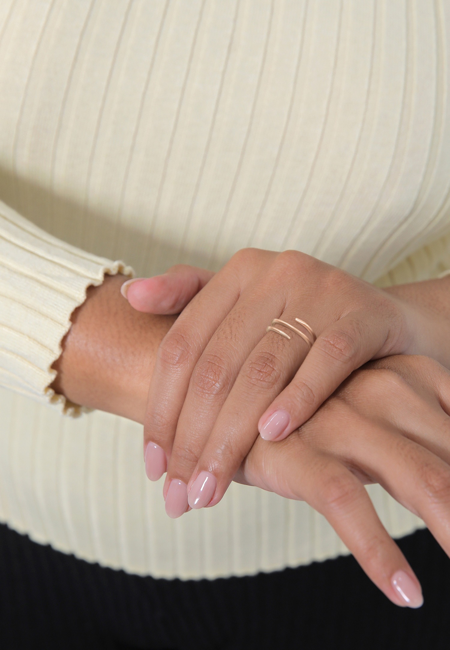 Elli Femmes Enroulement Torsadé Filigrane Tendance en Argent Sterling 925