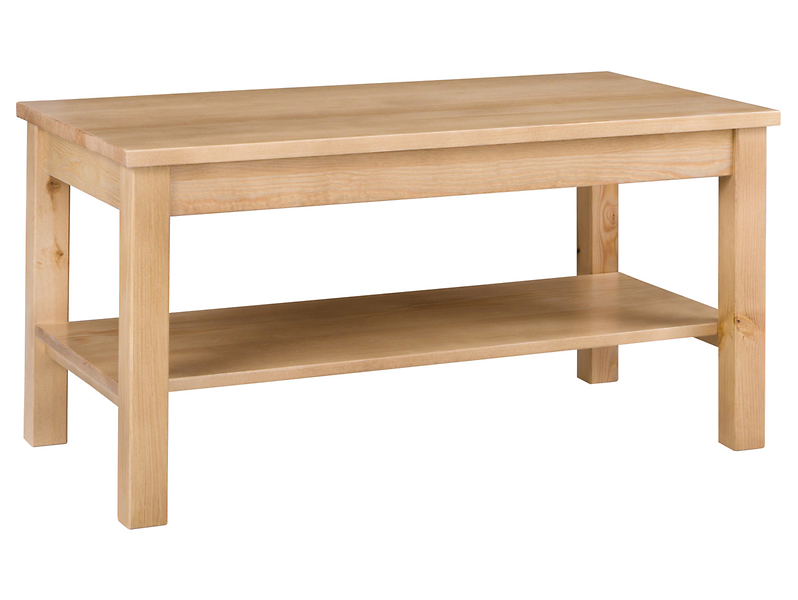 Ława Prestige 110x60 z półką dąb naturalny