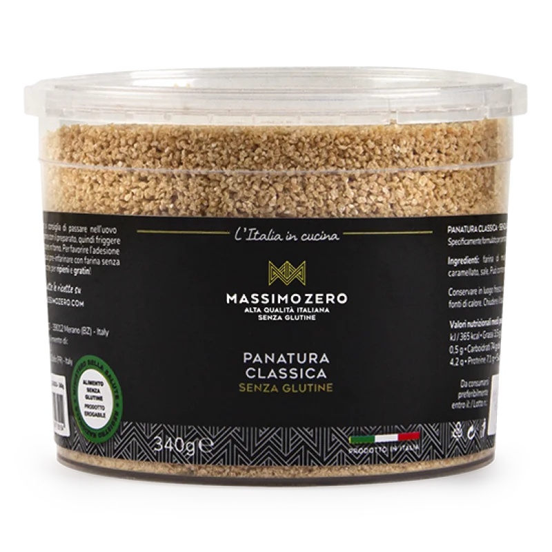 Mezcla de pan rallado MASSIMO ZERO Classic 340 g
