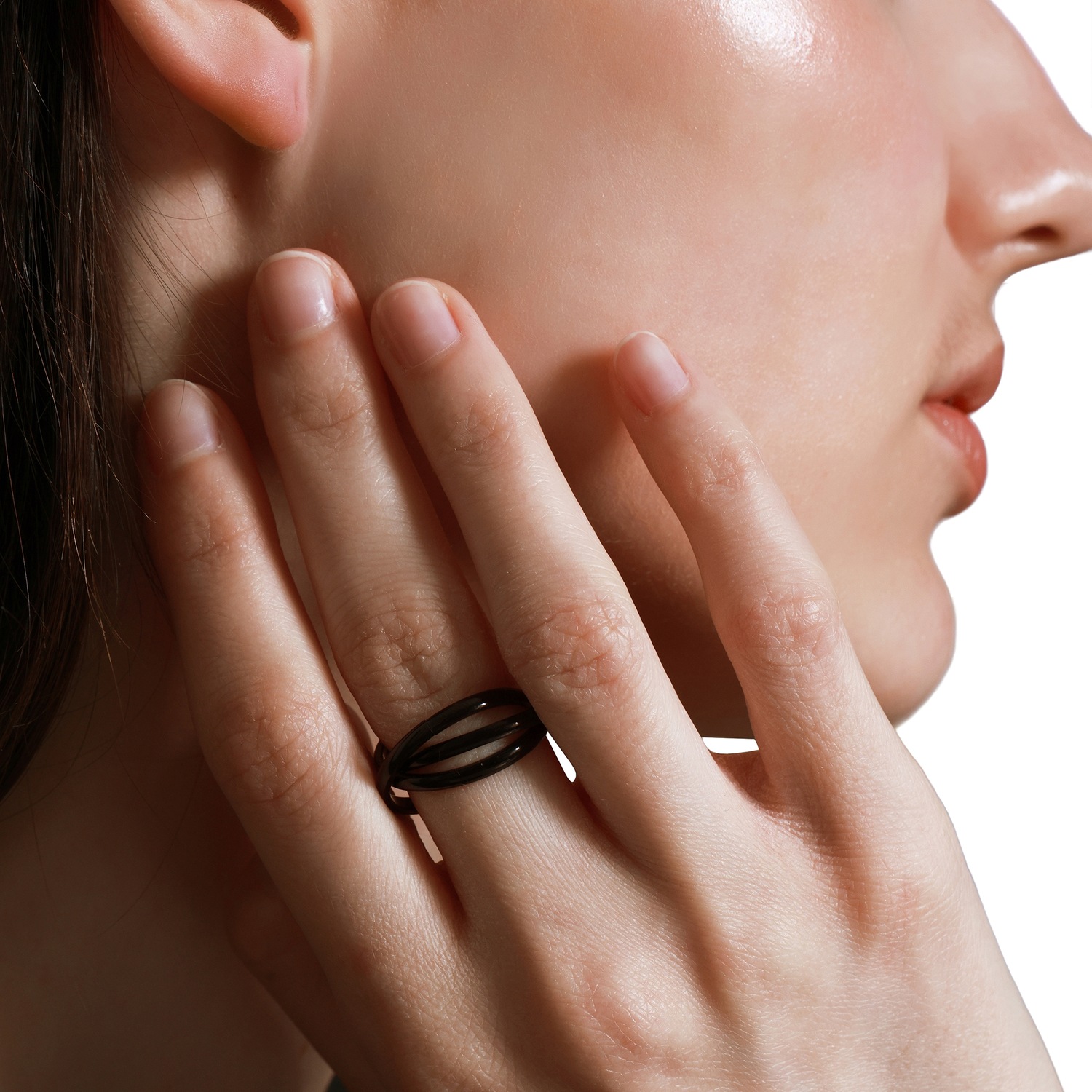 Heideman Bague Jovin noir