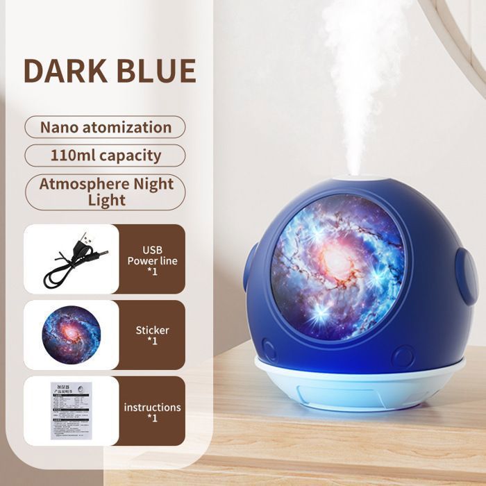 Humidificador silencioso para el hogar: ideal para dormitorios, madres y niños, con función de aromaterapia.