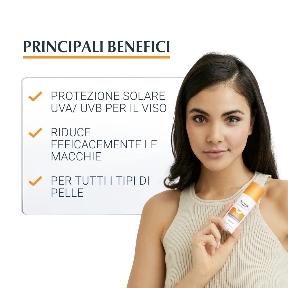 EUCERIN Eucerin Sun Fluid Antipigment SPF 50+ 50 ml Augsta aizsardzība pret sauli