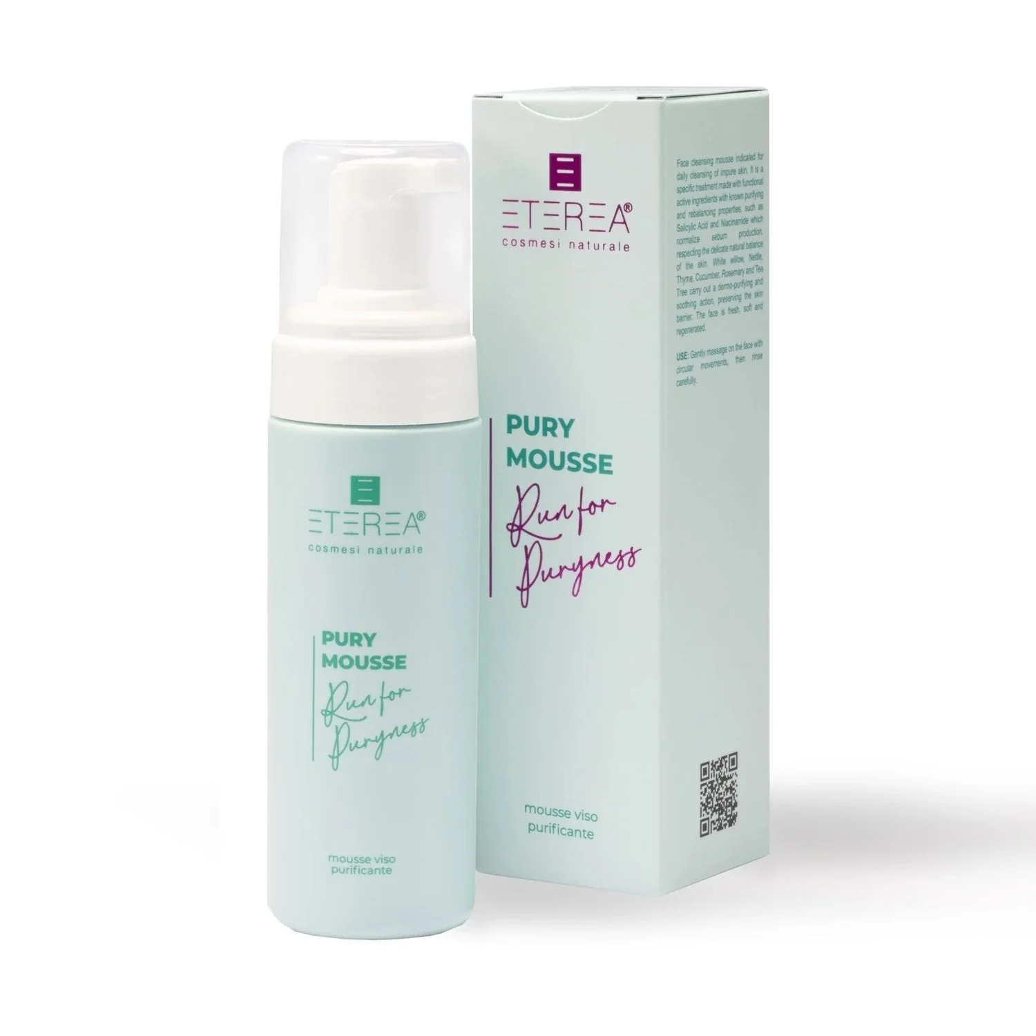 Run For Puryness Pury Mousse - Mousse detergente viso