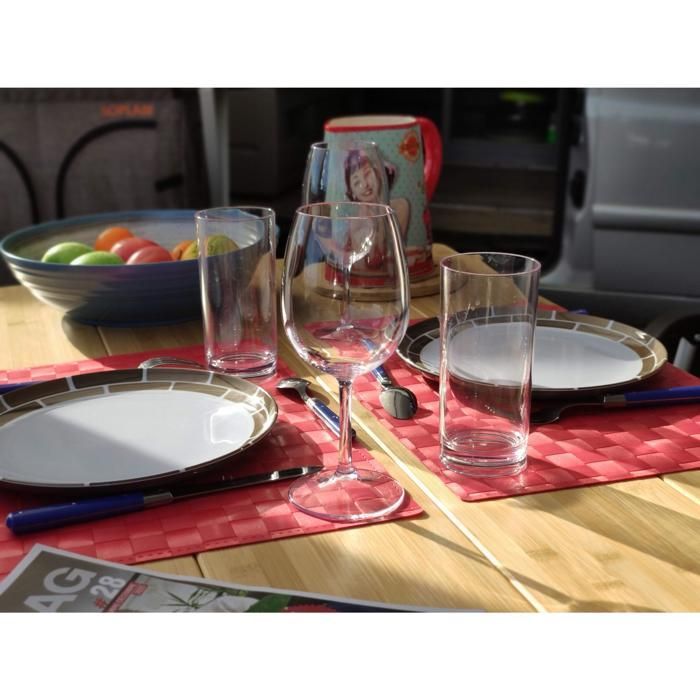 Set of 6 Tritan tasting wine glasses