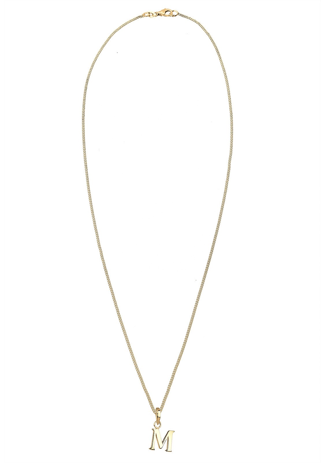 Elli MPendant Collier Femme Plaqué Or Argent (925/1000)