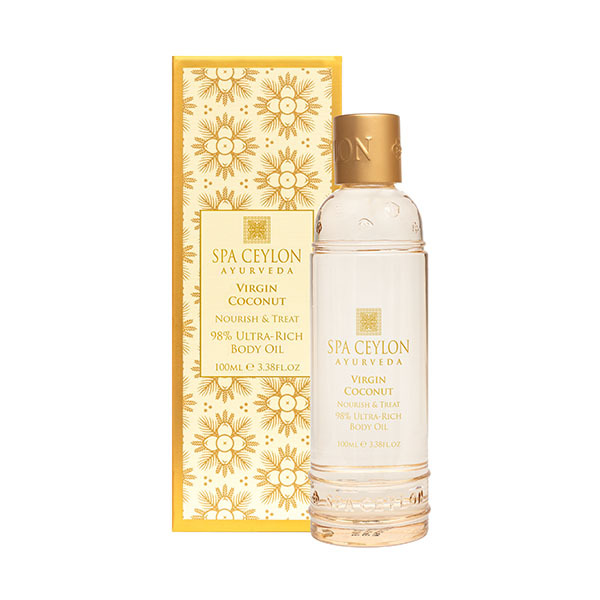 SPA CEYLON Virgin Coconut Nourish & Treat 98 % Ultra Rich Body Oil 100 ml