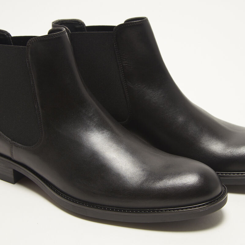 Męskie skórzane buty typu chelsea