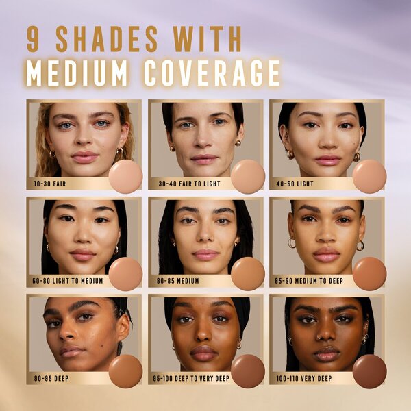 Max Factor Miracle Pure Skin Reset 85-90 Médio a Escuro Base Sérum 2 em 1<br>30ml