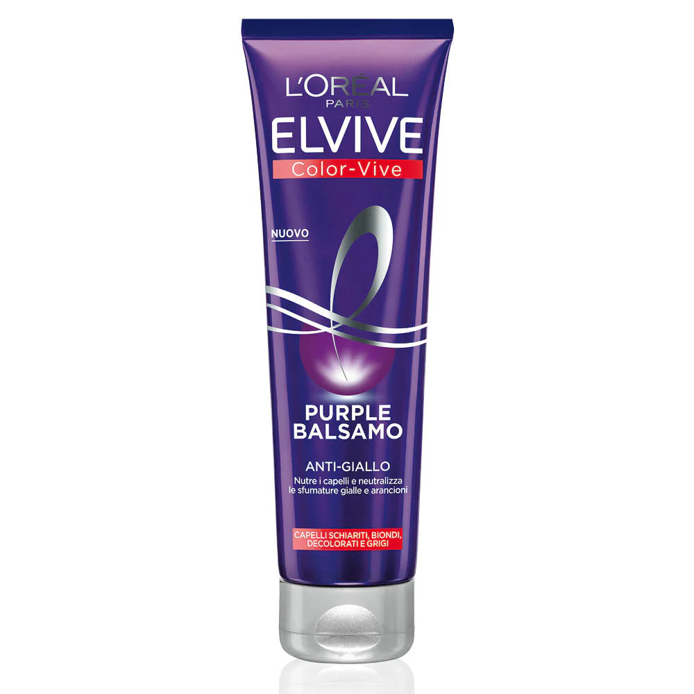 Elvive Balsamo antigiallo Color Vive Purple - Balsamo Protezione Colore Capelli