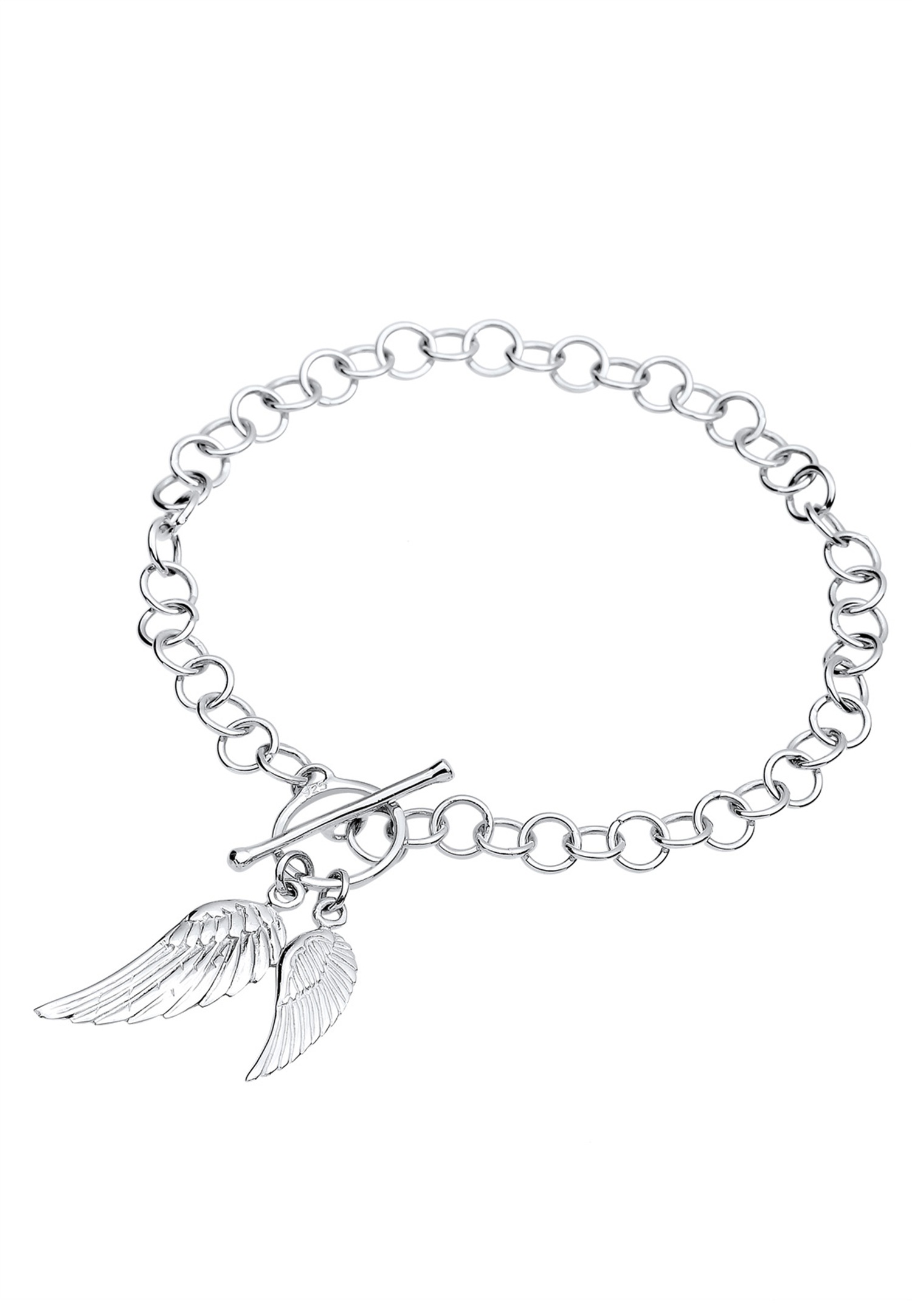 Elli Femme Pendentif Aile d'Ange en Argent Sterling 925
