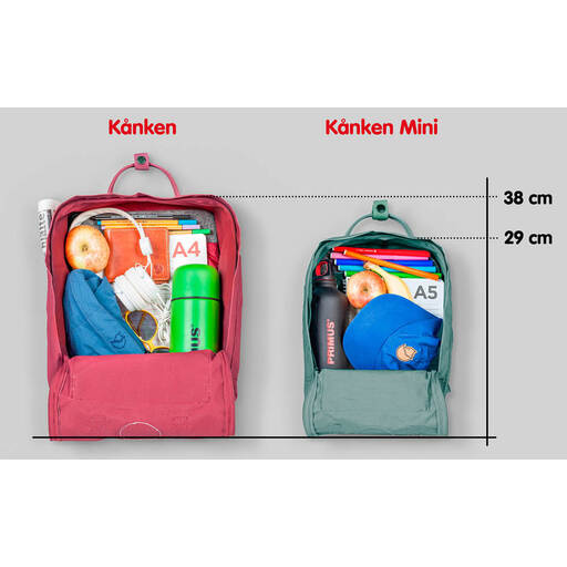  Fjällräven Kånken F23510, Unisex-Rucksack, Grau (Super Grey), 16 l (38 x 27 x 13 cm)